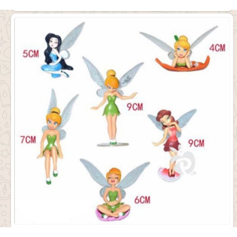 BONEKA DISPLAY FAIRY 1 SET(6PCS).#BABYIMPORT