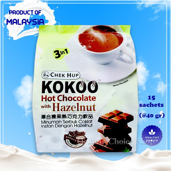 

CHEK HUP KOKOO HOT CHOCOLATE WITH HAZELNUT