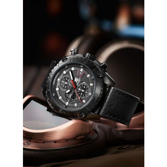 T5 H3879 JAM TANGAN PRIA T5 H 3879 ORIGINAL FREE BOX PAPPER BAG TAHAN AIR