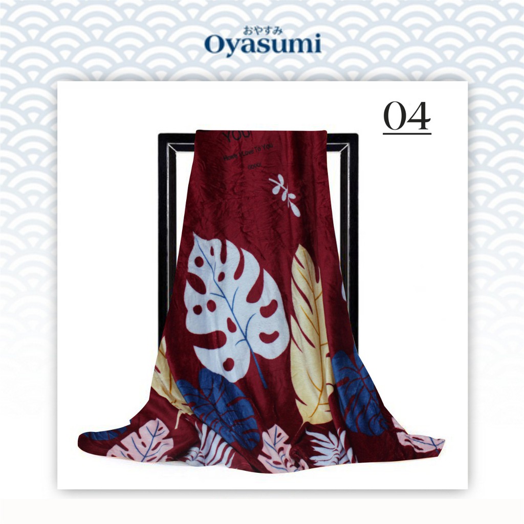 Oyasumi Selimut Motif Dewasa Classic 150x200 Selimut Bulu Halus Selimut Bulu Motif-04