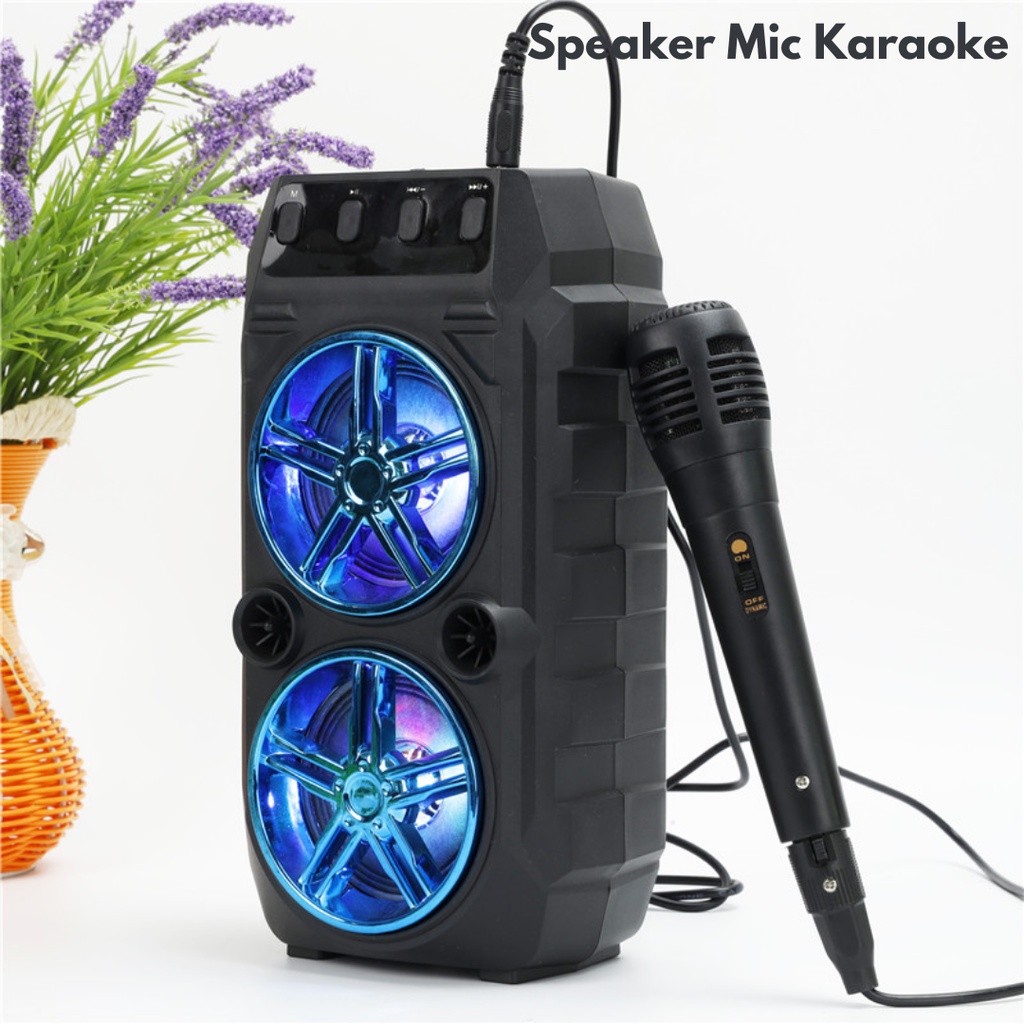 Speaker Mic Karaoke Bluetooth