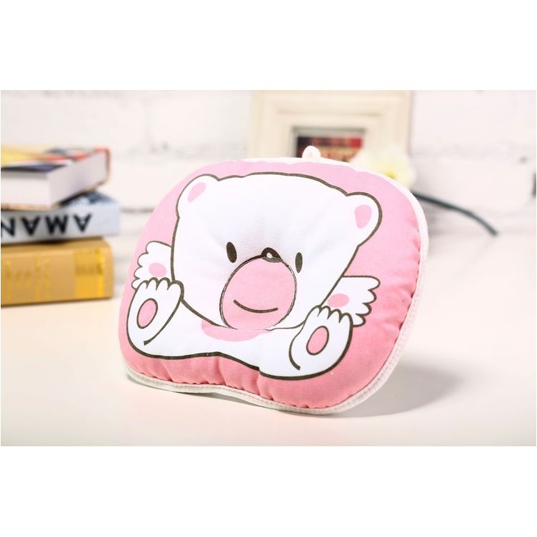 Bantal Bayi Pillow Baby Bantal Kepala Anak Bayi Motif Beruang Cantik