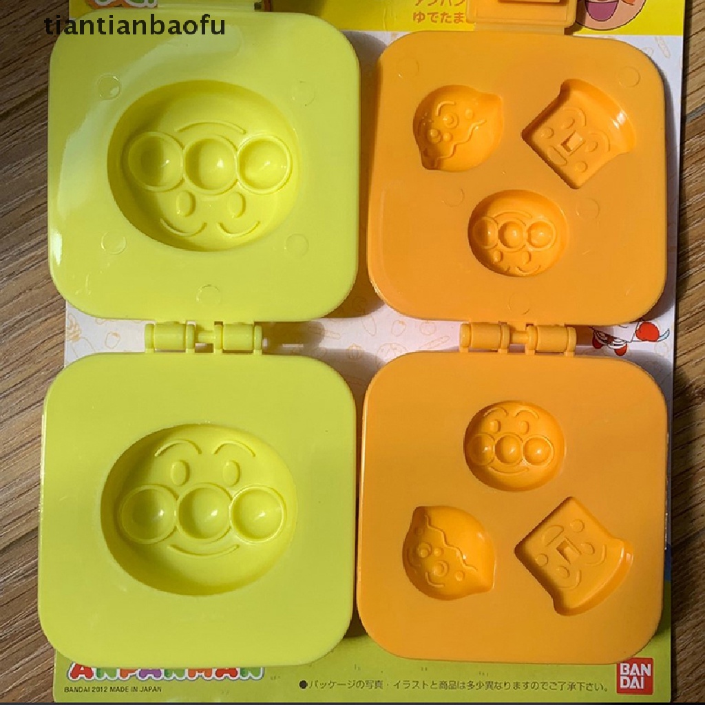 1 set Cetakan Roti Telur Rebus Bentuk Kartun Anpanman Untuk Anak