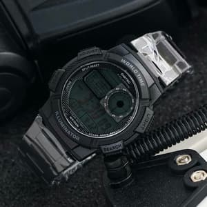 JAM TANGAN DIGITEC DIGITAL ILLUMINATOR WORLD TIME ORIGINAL GARANSI RESMI