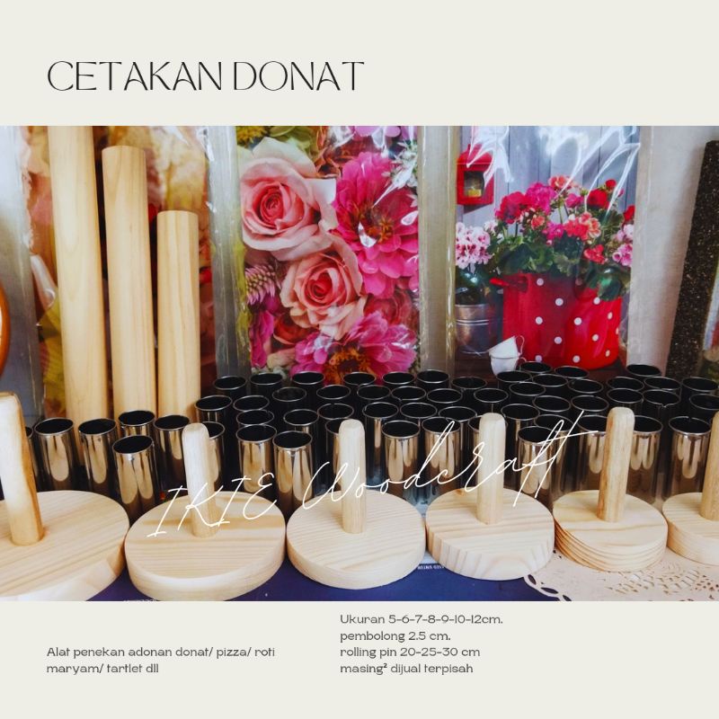 IKIE Cetakan Donat | Rolling Pin