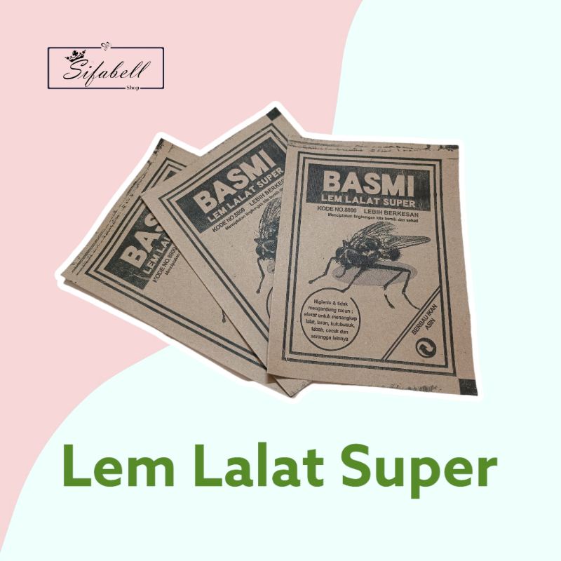 Lem Lalat Ampuh Perangkap Serangga Kertas Jebakan Lalat Kecoa