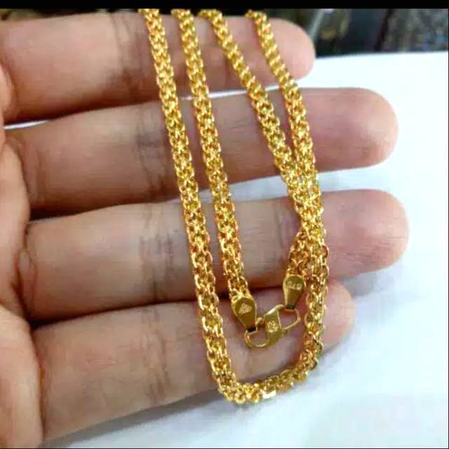 Kalung Emas asli model elegan
Fancy Double