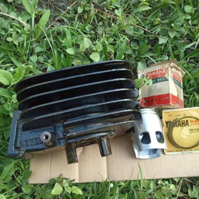 cylinder blok seher yamaha dt dt100 dt100x dtx original nos japan