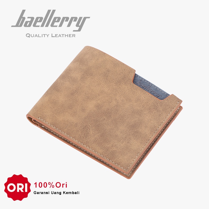 BAELLERRY D9188 Dompet Pria Bahan Kulit PU Leather Premium WATCHKITE WKOS