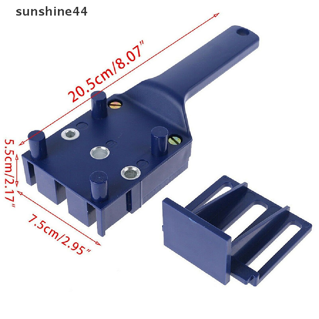 Sunshine Set Alat Pembuat Lubang Bor Genggam Untuk Pekerjaan Kayu