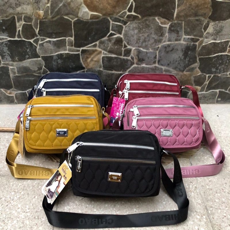 Tas Chibao 9572 kanvas model tutup