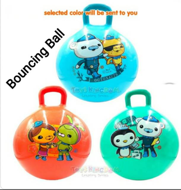 Mainan Bola anak jumping ball OCTONAUTS - HOPPER BALL FREE POMPA - BOLA LOMPAT ANAK - Usia 4 Tahun Keatas bouncing memantul