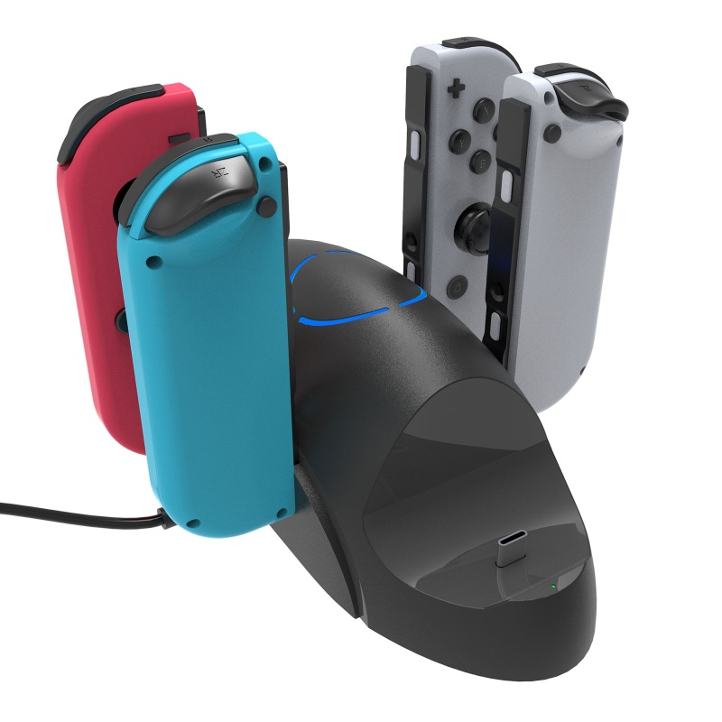 Charger Controller btsg 6in1 Untuk Switch Pro Joy Con Charging Dock Stand