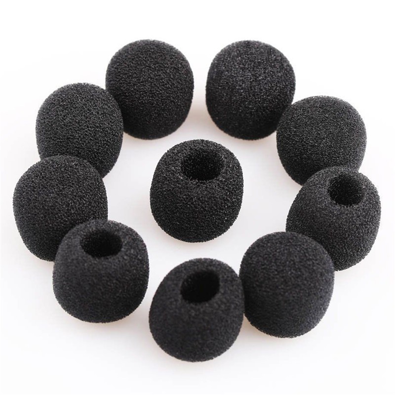 5PCS Mic Microphone Windscreen Soft Foam Pad Mic Cover Holder Sponge Skin