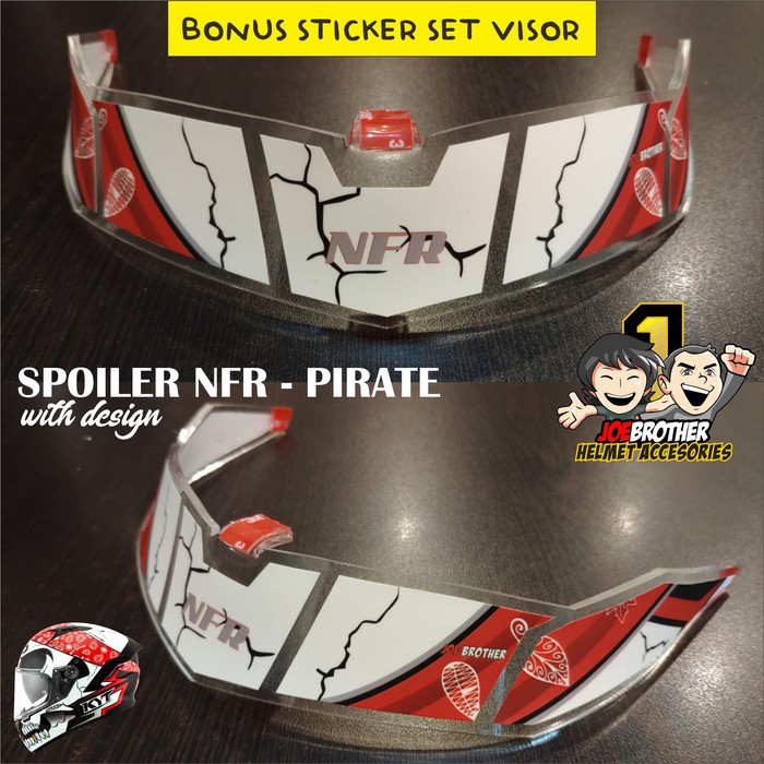 Dijual Spoiler KYT NFR - Pirate Murah