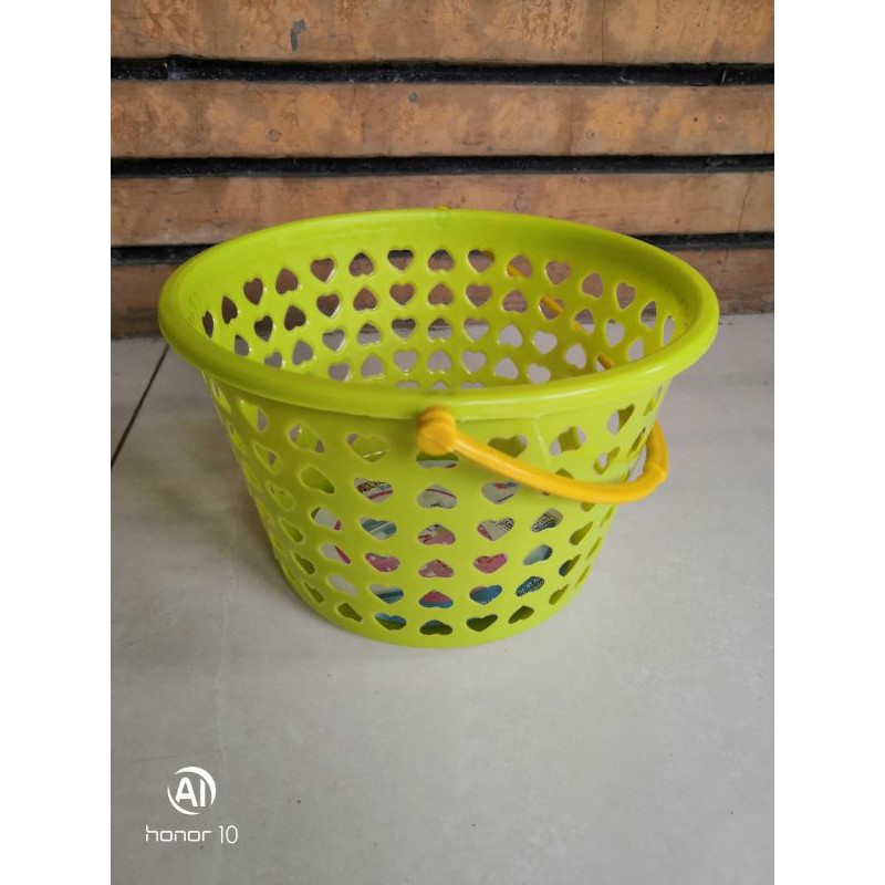 SUNLIFE Keranjang bulat Mini Plastik /Keranjang Sabun /Mini Basket