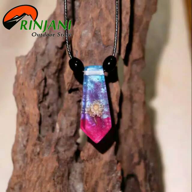 kalung resin edelweis / kalung resin
