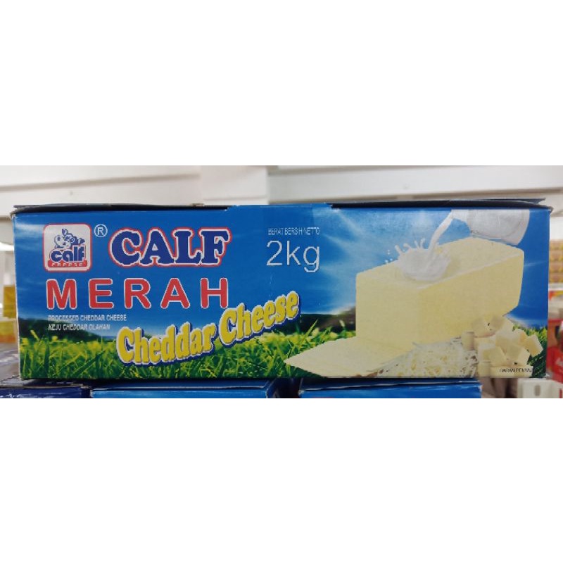 

CALF MERAH Keju Cheedar olahan 2kg