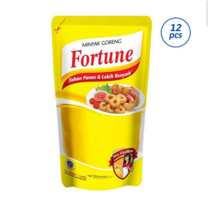 Minyak Goreng Fortune 1 Liter 1 Dus