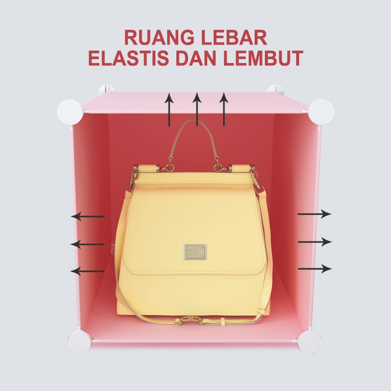 Lemari Tas Dan Lemari Pakaian Plastik Portable Lemari 12 Pintu 3 Rak Sepatu Multifungsi Termurah Berkualitas