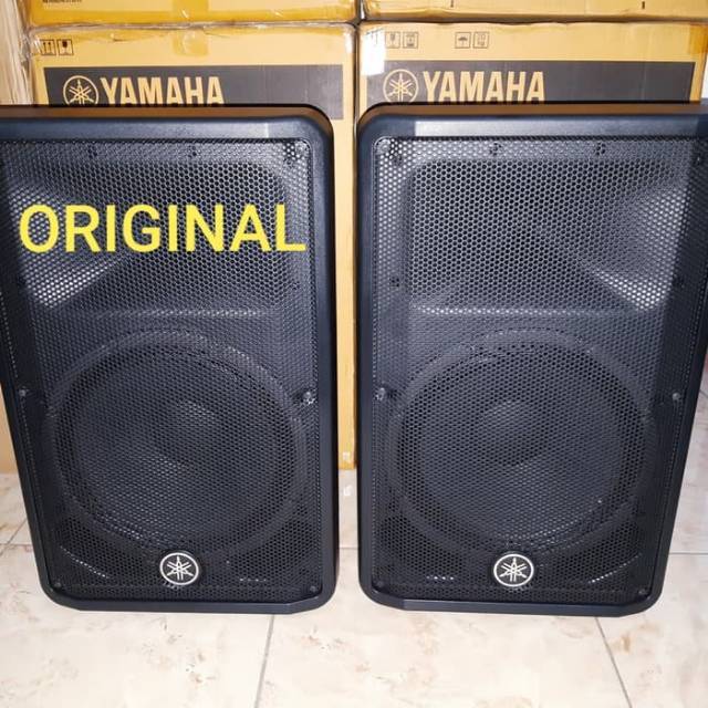 SPEAKER YAMAHA DBR-15 ORIGINAL SATU PASANG 2 PCS