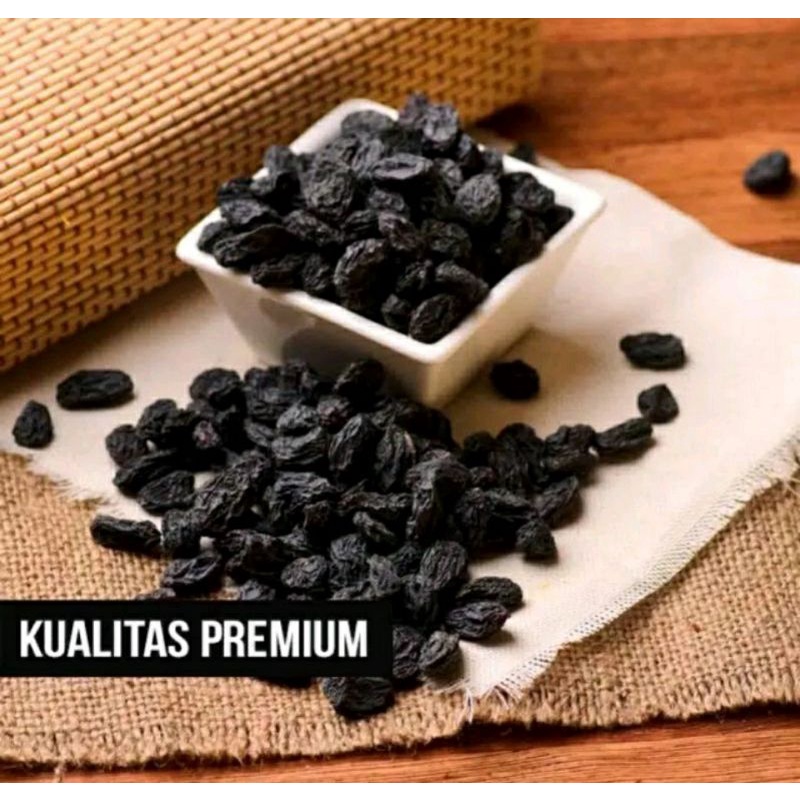 Kismis Hitam Premium 250 Gr / Black Brown Raisins 250 Gr