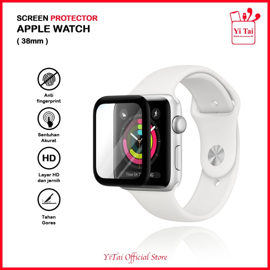 TEMPERED GLASS NANO YI TAI APPLE WATCH ALL SERIES 38MM 40MM 42MM 44MM PELINDUNG LAYAR - BD