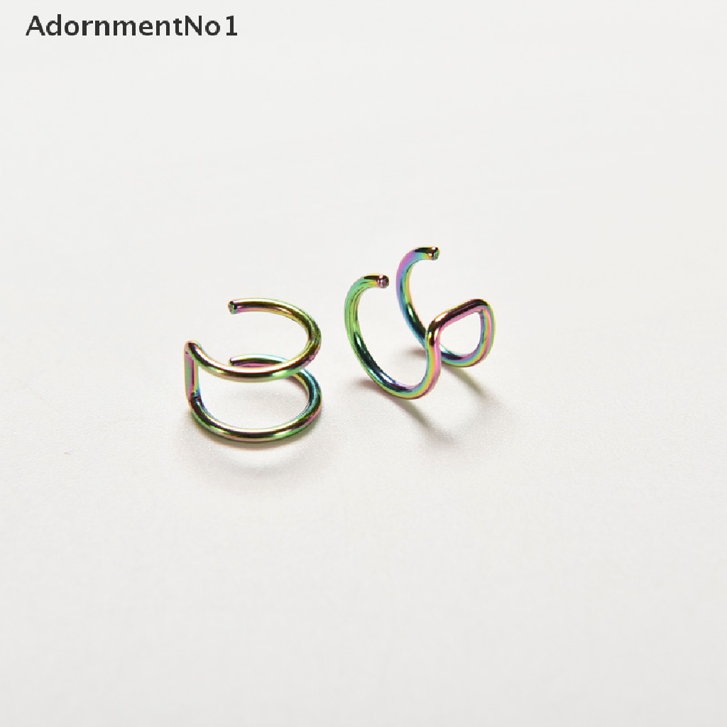 (AdornmentNo1) Anting Klip on Tanpa Tindik Untuk Pria / Wanita