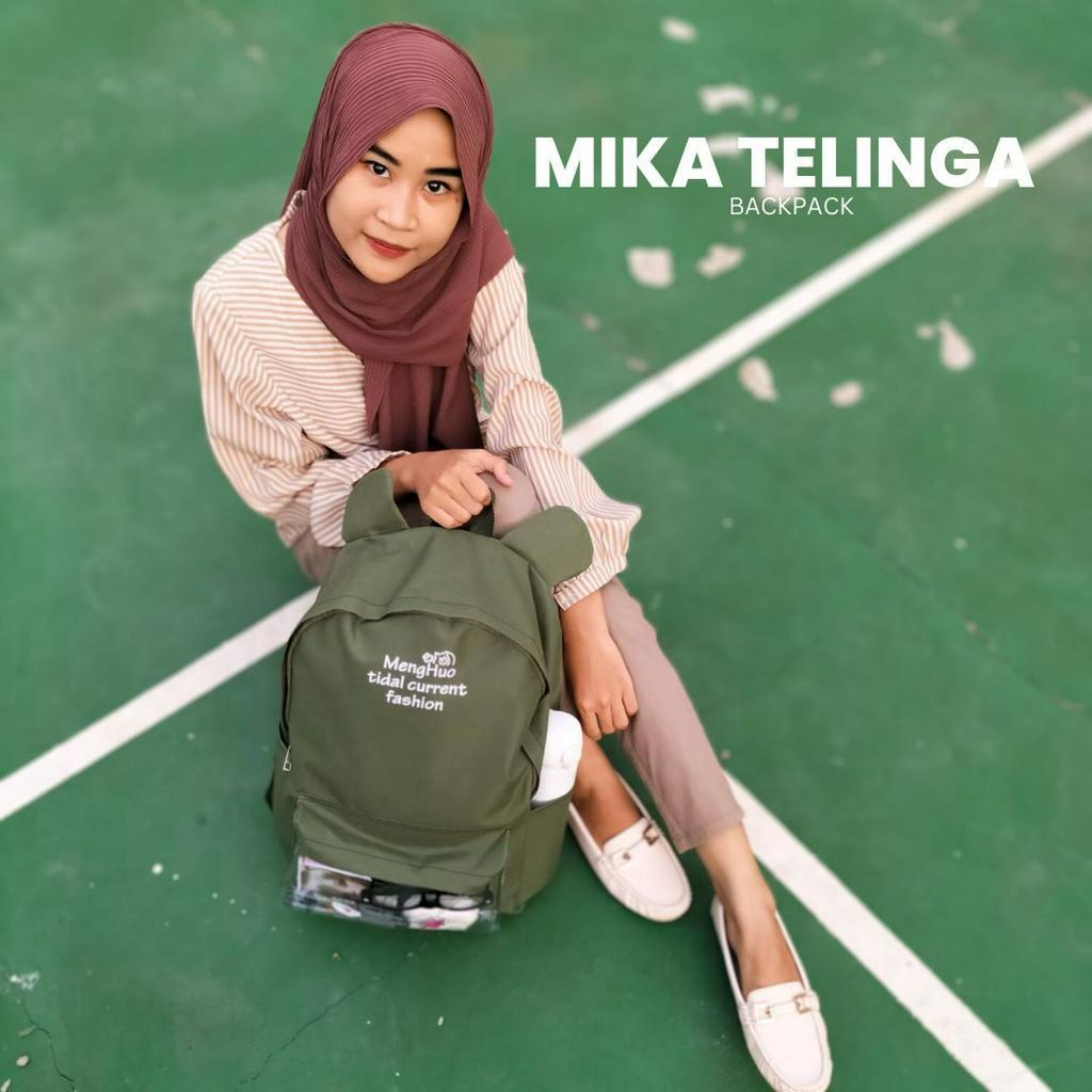 Gratis Gantungan Tas Ransel Backpack Fashion Tas Sekolah Anak Mika Telinga Besar