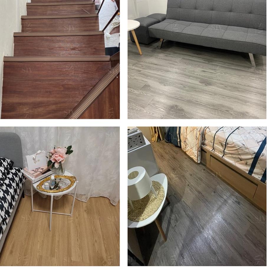 ○ SIV Lantai Vinyl 1 dus (36lember 5㎡) Vinil Lantai Motif Kayu Vinyl Lantai Sticker Vynil Lantai Sti