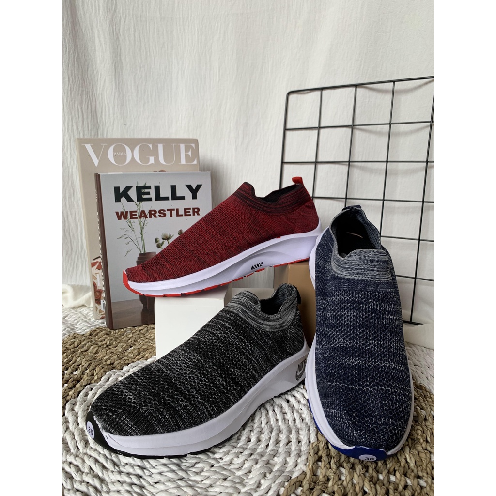 RAJUT SHOFIA 3 SEPATU SPORT WANITA CEWEK LENTUR TERLARIS TERMURAH TERKINI TERBARU TERKECE SEPATU SVEKES SEPATU SNEAKERS ORIGINAL IMPORT SEPATU RAJUT/ SOCK SHOES SEPATU WANITA Sepatu Rajut Kelsey / Sepatu Rajut Slip On Wanita RAMADHAN SALE GRATIS ONGKIR