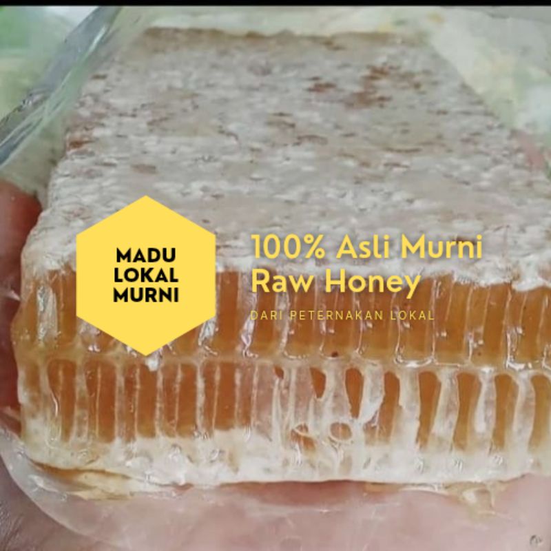 

Madu Sarang Asli Murni 100% Original Kemasan 500 Gram/ 250 Gram Dari Sarang Lebah Apis Mellifera