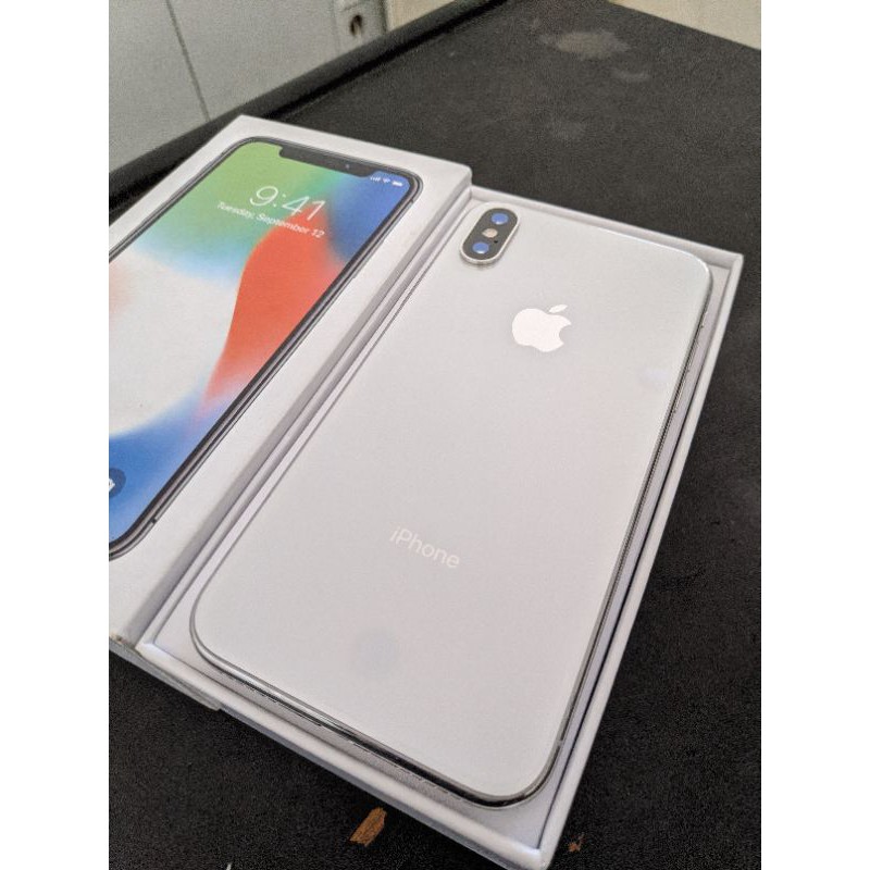 iphone x silver 64GB
