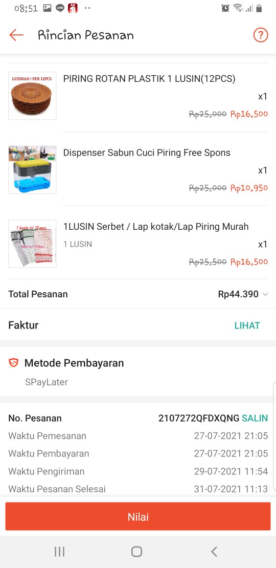 1lusin Serbet / Lap Kotak/lap Piring Murah