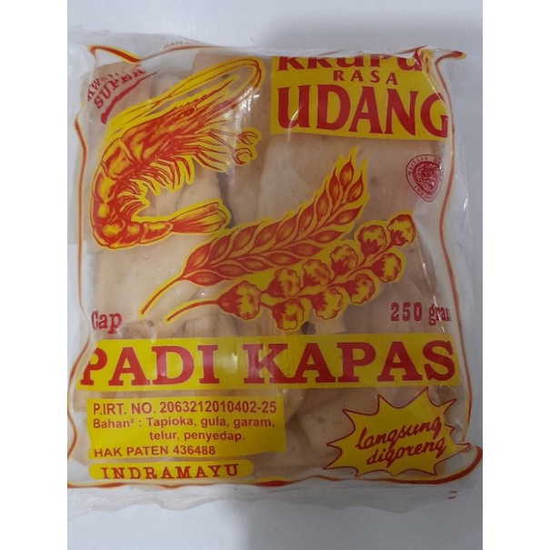 

KERUPUK UDANG PADI KAPAS 250 GR ASLI INDRAMAYU ENAK DAN GURIH