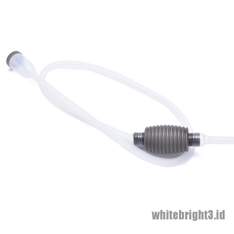 ❤White3 Warna Putih❤ Pompa Vacuum Cleaner Siphon Ukuran 1.5m Untuk Membersihkan Akuarium Ikan