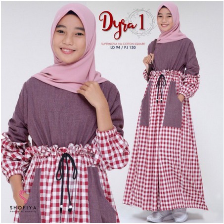 ress remaja pakaian wanita outfit cewek ABG Tanggung terbaru lebaran 2021 kekinian keren modern 2021