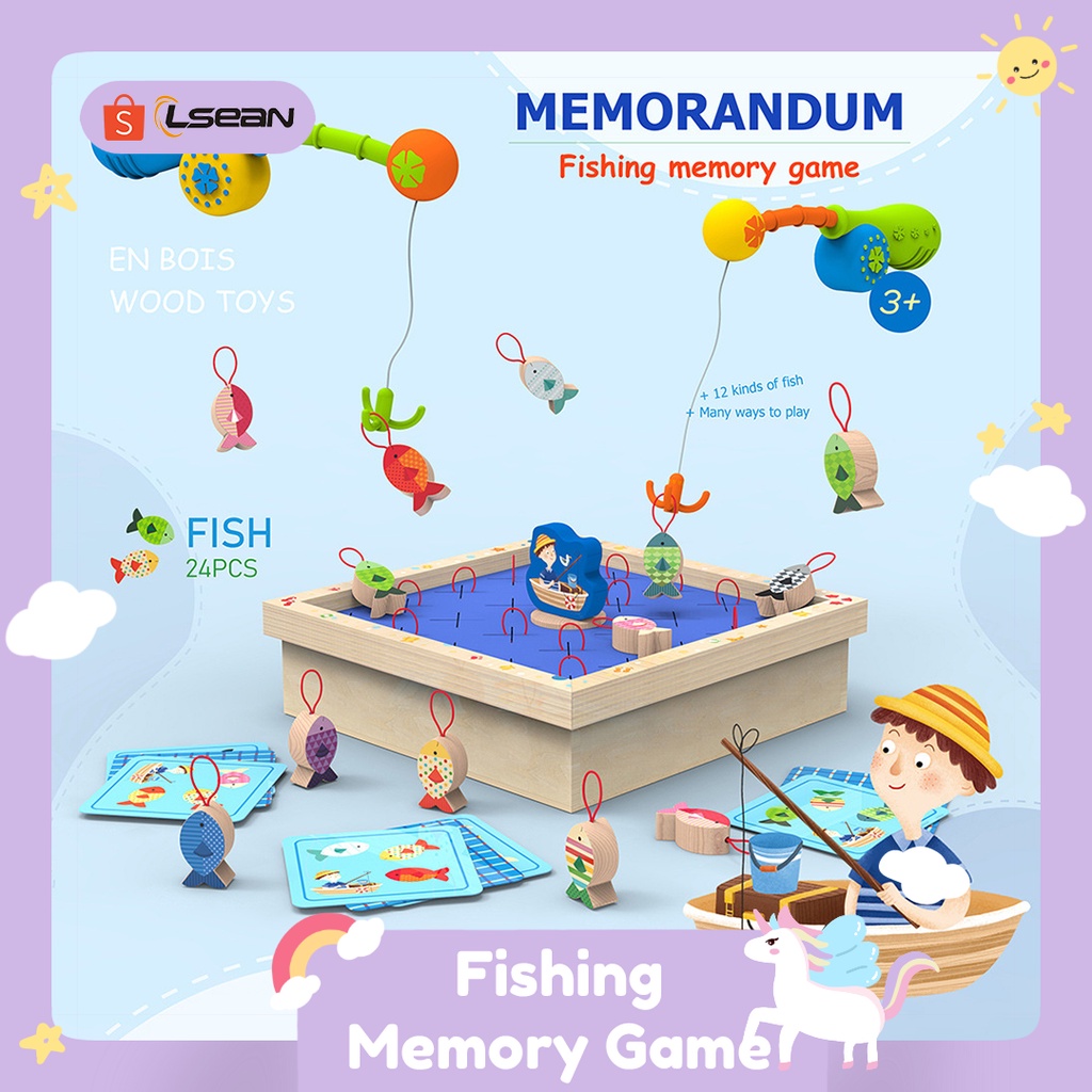 MAINAN PANCING ANAK | FISHING WOODEN TOY