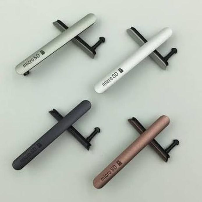 Port Usb Charger 1Set Sony Xperia Z3 Docomo D6603 Original Pernik Ori - Putih F2B4