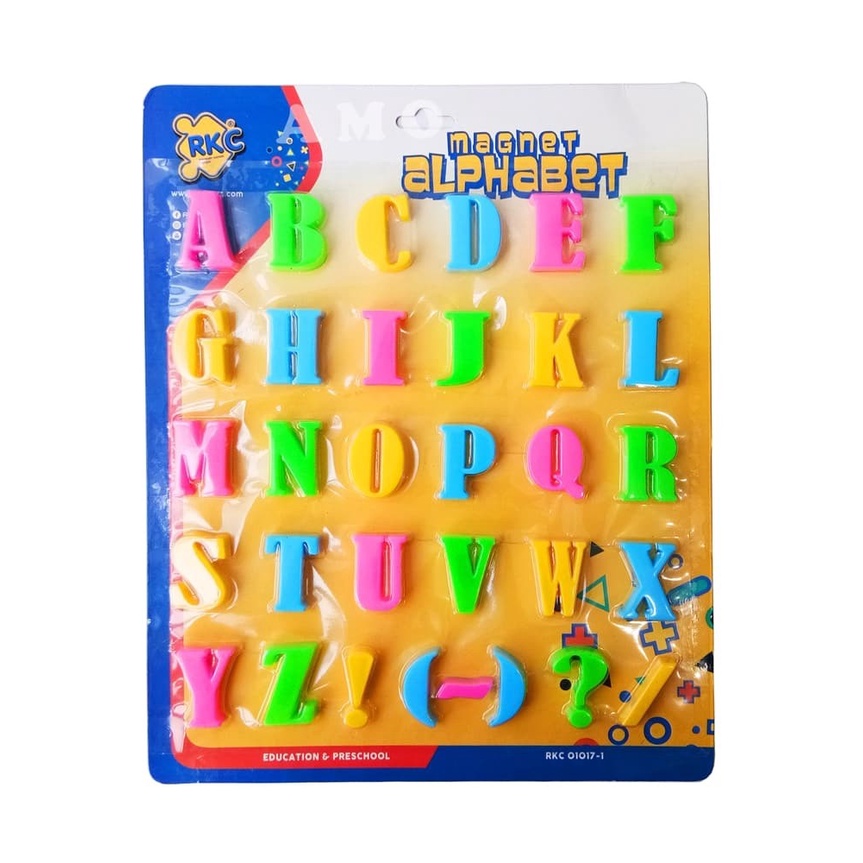 Mainan Anak edukasi Belajar Huruf MAGNET ALPHABET 01017-1 - MAINAN ANAK EDUKASI EDUKATIf Anak