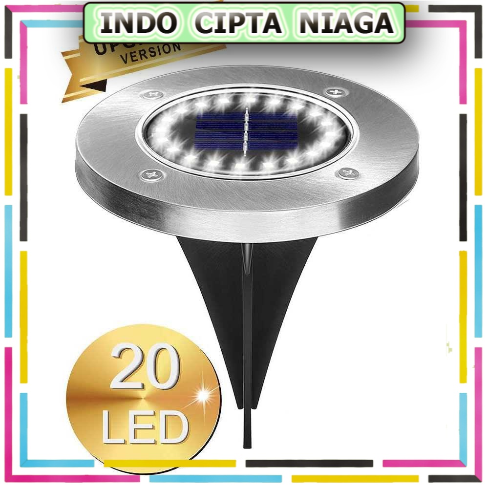 RAIBOHO Lampu Tanam Taman Solar Power Waterproof 20 LED - RB20