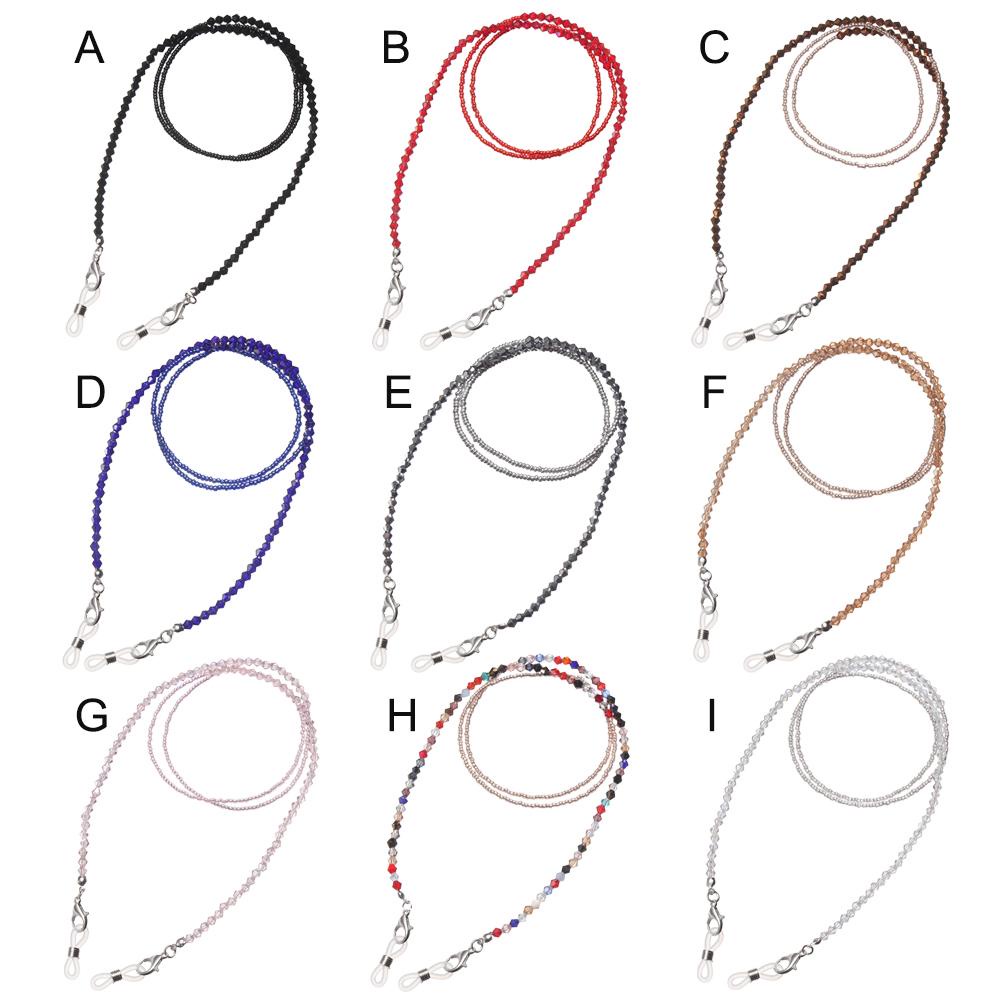 Top Rantai Kacamata Extender Hiasan Kristal Untuk Wanita