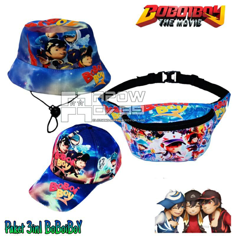 Boboiboy 3in1_2in1_wb_bucket taly karakter Boboiboy