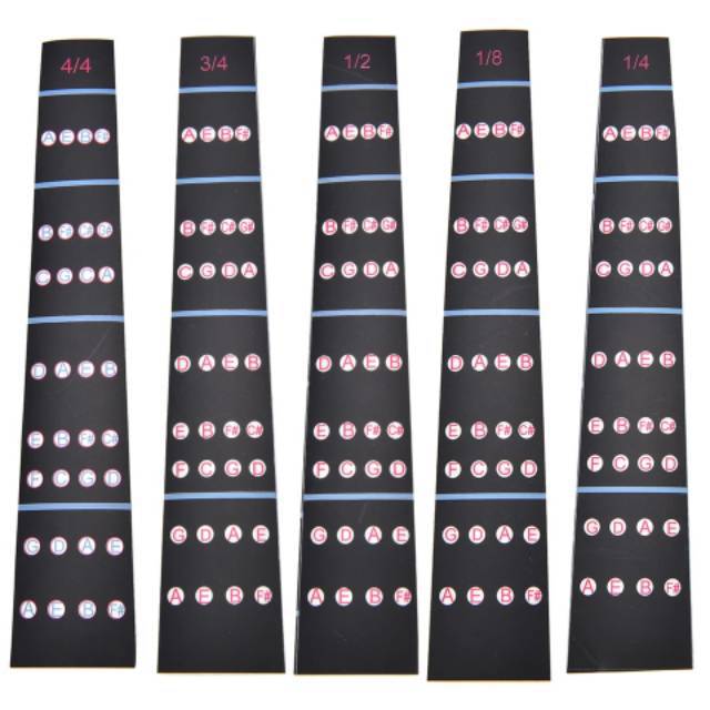 Violin Sticker Fingerboard Stiker Fingerboard Biola