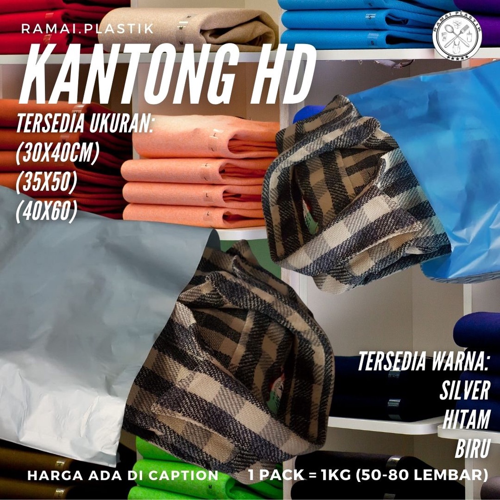 

Kantong packaging bag uk 40x60cm isi kurleb 50lembar