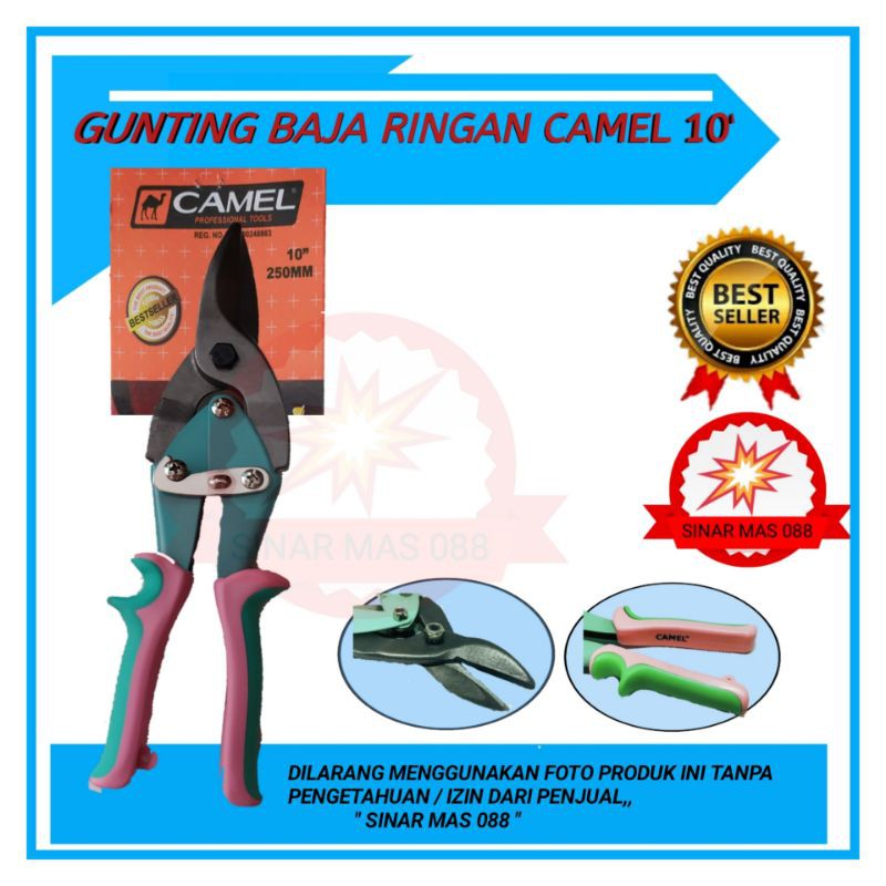 

CAMEL Gunting loket/Gunting holo/Gunting baja ringan/Gunting seng bagus murah