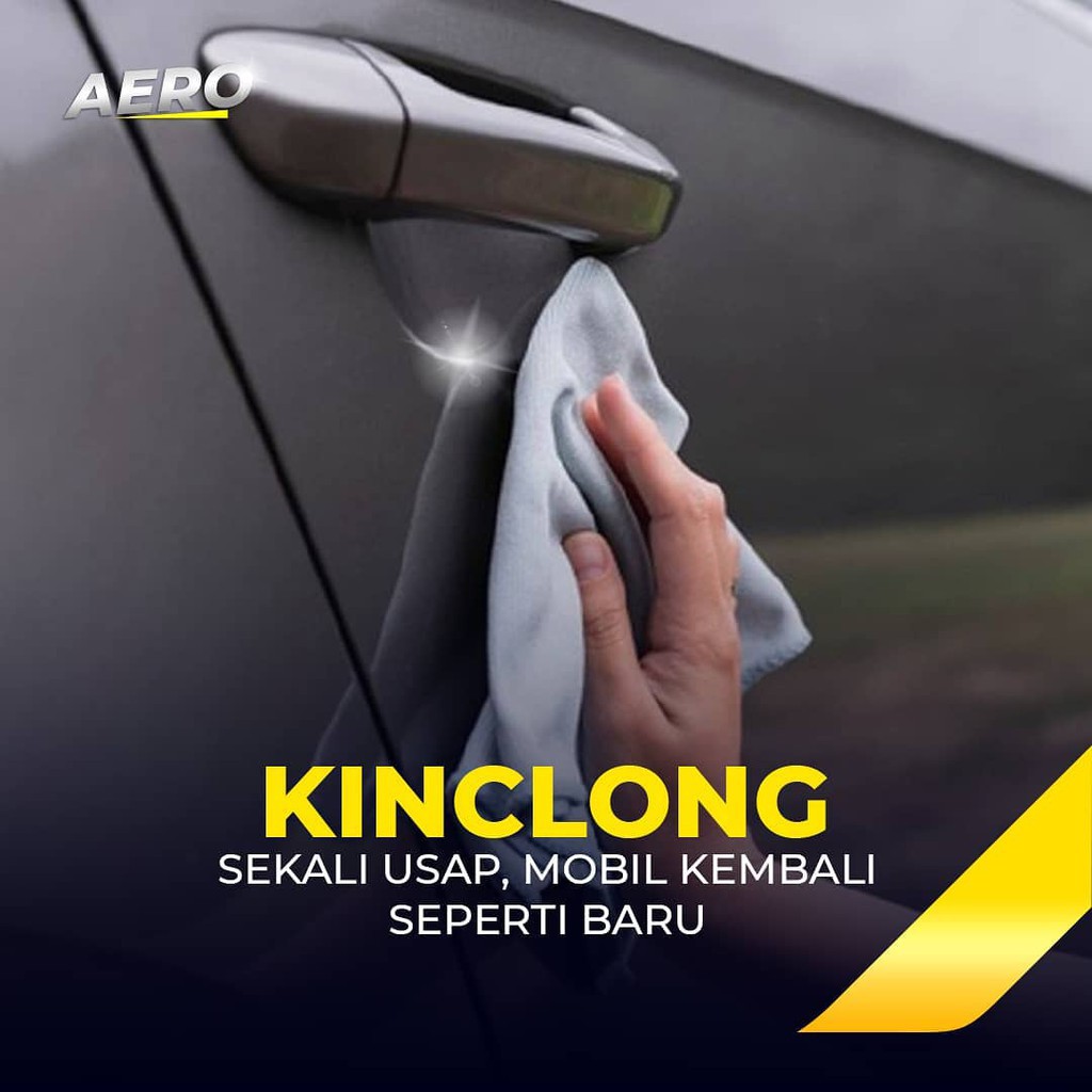 Original | Aero Pack  Paket Perawatan Kendaraan Penghitam Pengkilap Body Motor Mobil