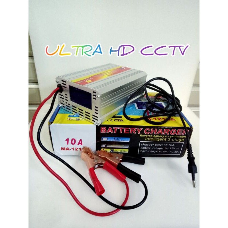 AL CHARGER AKI 10AMPER MA 1210 WATT METER VU AMPERE ACCU BATERE MAD USAT A