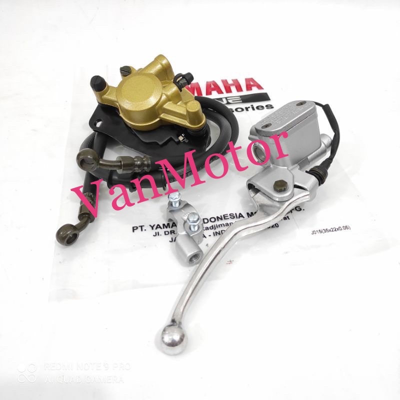 MASTER REM SET KALIPER SELANG MIO FINO KARBU JUPITER MX NEW OLD VEGA ZR JUPITER Z NEW MIO SOUL YAMAHA 5TL SESUAI FOTO  KALIPER SELANG MASTER REM