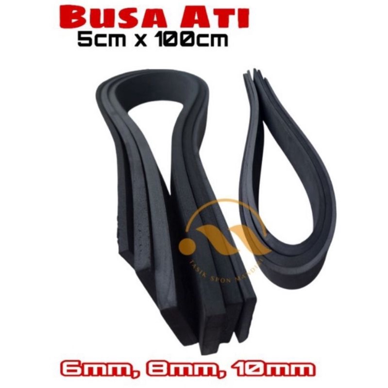 Busa ati 6mm 5cmx100cm / spon ati 8mm / Busa eva 10mm / Bahan Craft / Busa Hati / Spon Karet